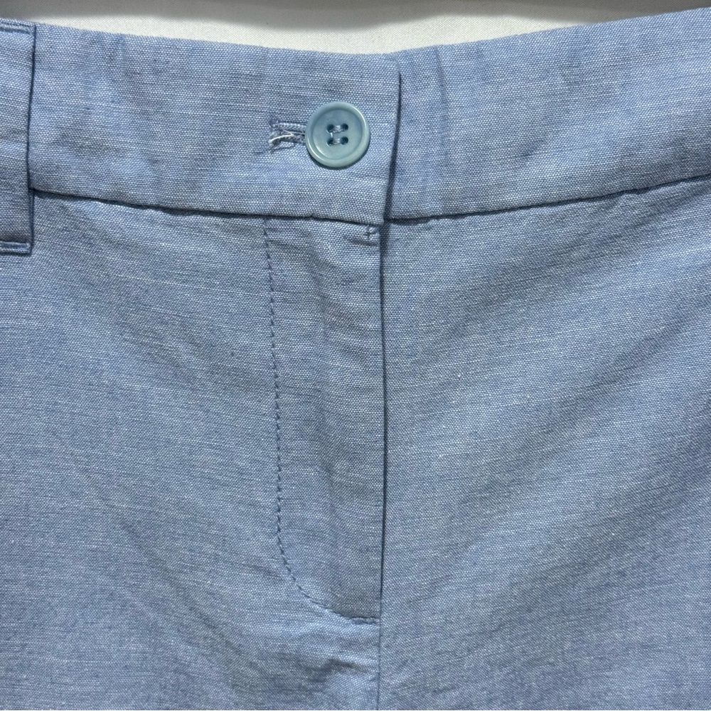 Talbots‎ Perfect Short 9.5 Inch Inseam Chambray Lightweight Stretch 6P Petite - Picture 5 of 10